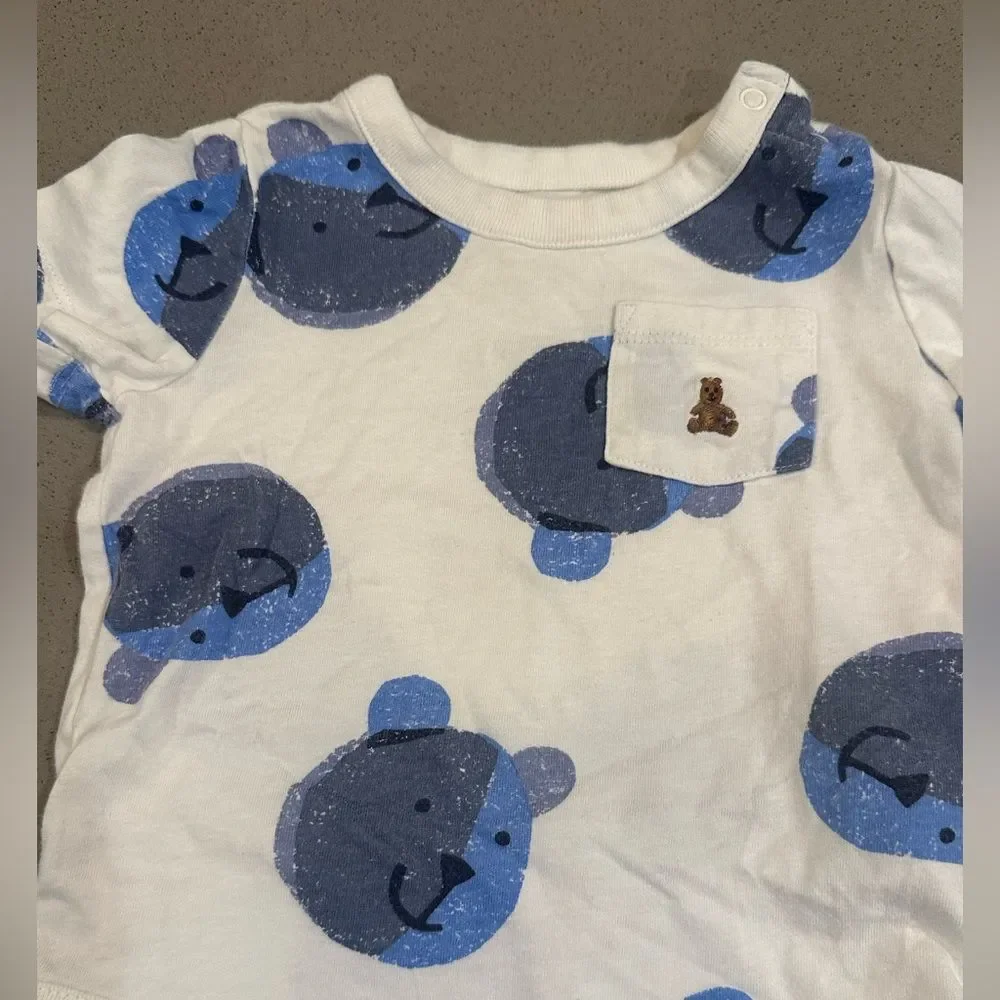 Gap babyGap Brannan's Favorite Mix & Match Bear Short sleeve onsie 12-18 Months